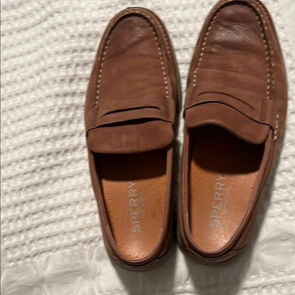 Sperry Brown Loafers Classic Slip-On Design - Picture 1 of 4